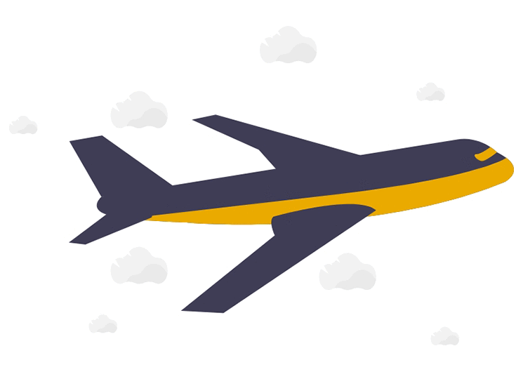 illustration of a jet